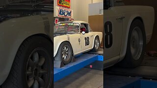 Triumph TR4 Race Car on Dyno