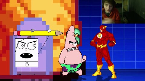 SpongeBob SquarePants Characters (SpongeBob, Squidward, And DoodleBob) VS The Flash In A Battle