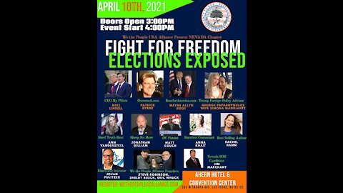 Patrick Byrne Speech Fight For Freedom Elections Exposed We The People AZ Alliance Las Vegas