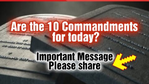 10 COMMANDMENTS- ARE THEY FOR TODAY?🔥Important Message✝️📖 #share #bible #grace #law