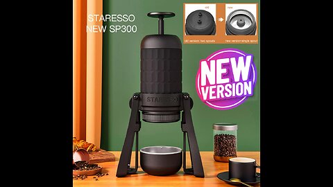 STARESSO Mirage SP300 Plus Portable Espresso Maker Manual Coffee Maker 180ml