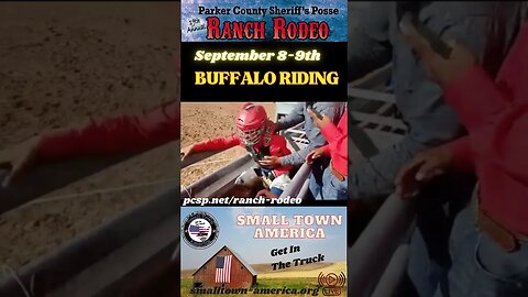 Buffalo Riding Ranch Rodeo Coming to Parker County Sheriffs Posse #buffalo rider #buffalo