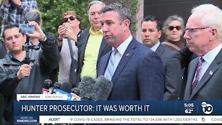 Despite pardon, Hunter prosecutor says case was worth it