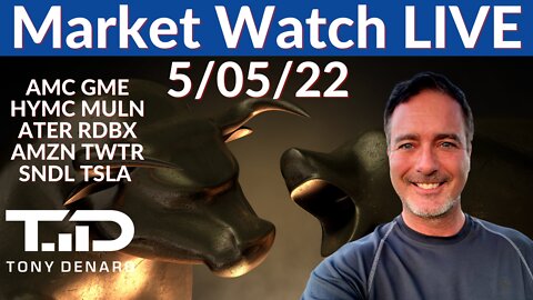 Market Watch Live 5-05-22 | Day Trading LIVE | Tony Denaro