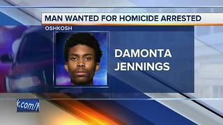 Man wanted for homicide in Milwaukee arrested in Oshkosh