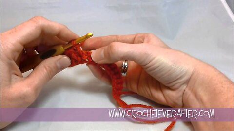 Left Hand Single Crochet Tutorial #18: Creating Vertical Ribbing in SC with Post Stitches