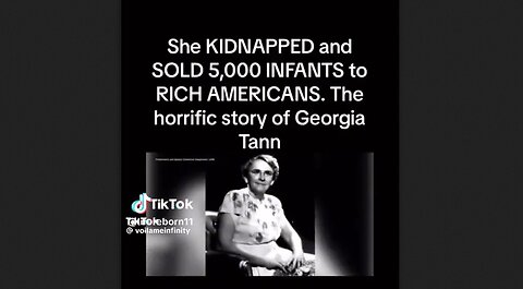 Georgia Tann Kidnapped & Sold 5K Infants To Rich Americans