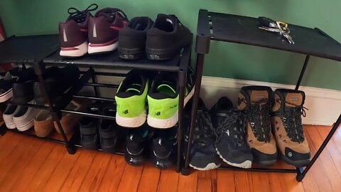 VTRIN Shoe Rack Shoe Organizer 8 Tiers Shoe Rack for Entryway Holds 36-42 Pairs Shoe and Boots Shelf