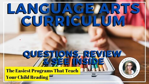 Easiest Curriculums That Teach READING Language Arts Homeschool Curriculum SEE INSIDE