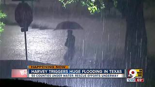 Harvey leaves widespread flooding in Texas