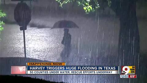 Harvey leaves widespread flooding in Texas