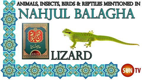 Lizard - Animals, Insects, Reptiles & Amphibians in Nahjul Balagha (Peak of Eloquence)#imamali