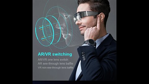 3D Android Video Smart Glasses