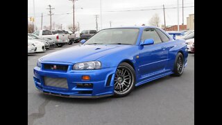 1999 Nissan Skyline GT-R (R34) Start Up, Test Drive, and In Depth Review