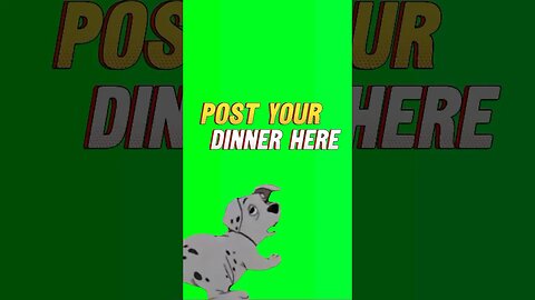 Customizable Green Screen Template For Thanksgiving Dinner