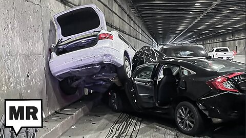 Self-Driving TESLA Failure Causes Huge Car Accident On San Francisco Bridge