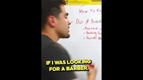 How to use Social Media to find a barber