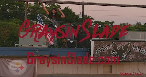 Graysin Slade Live at Joint Base Saloon for a Flag Day Rooftop Concert June 2021