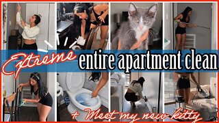 *NEW* SUPER MOTIVATING SUMMER ENTIRE APARTMENT CLEAN WITH ME 2022 | SPEED CLEANING | ez tingz