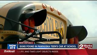 Pawhuska teen allegedly brings guns to school