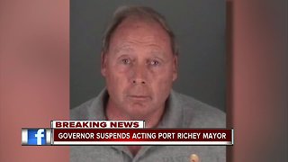 Gov. DeSantis suspends Port Richey acting mayor following arrest