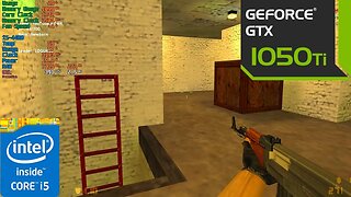 Counter-Strike 1.6 - i5-4460, GeForce GTX 1050 Ti & 720p