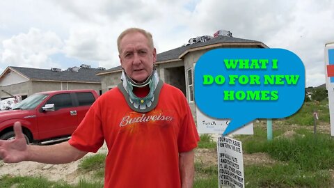 What I Do For New Homes... | Looking At A Home's Construction Process | With Ira Miller