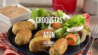 Tuna croquettes with dressing