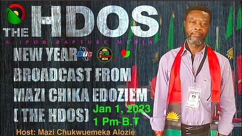 A Very Important New Year Live Address From (THE HDOS) Mazi Chika Edoziem Via RBL | Jan 1, 2022