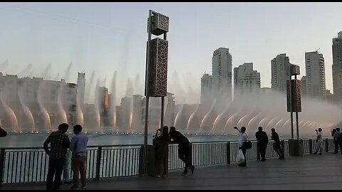 Dubai burj khalifa Water Dance