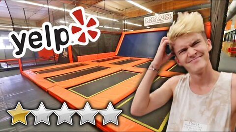 WE WENT TO THE WORST REVIEWED TRAMPOLINE PARK...