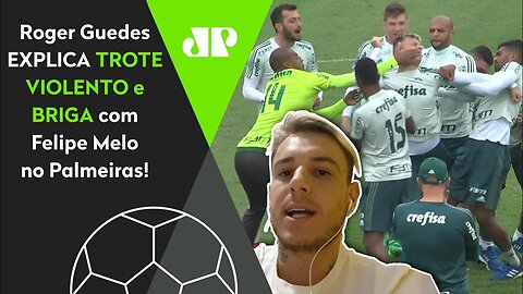 Era TRETADO no Palmeiras? OLHA o que Roger Guedes, hoje no Corinthians, FALOU de Felipe Melo e TROTE