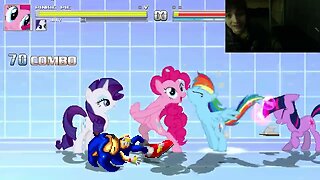 My Little Pony Characters (Twilight Sparkle And Rainbow Dash) VS Sonic The Hedgehog In A Battle