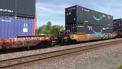 CSX and NS Train Meet from Berea, Ohio May 27, 2023