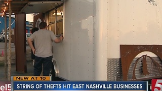 Businesses Report String Of Thefts In East Nashville
