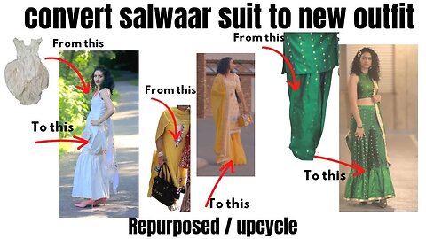 6 ways to reuse old salwar kameez | styling salwar kameez in 6 ways
