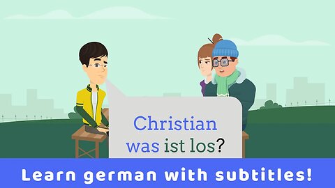 Deutsch lernen | Dialog | Christian ist krank?🤒🏥 | Wortschatz | Verben