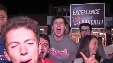 VIDEO: Roncalli High School gets pumped for game against Franklin Central