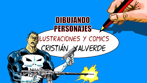 Dibujando personajes: The Punisher