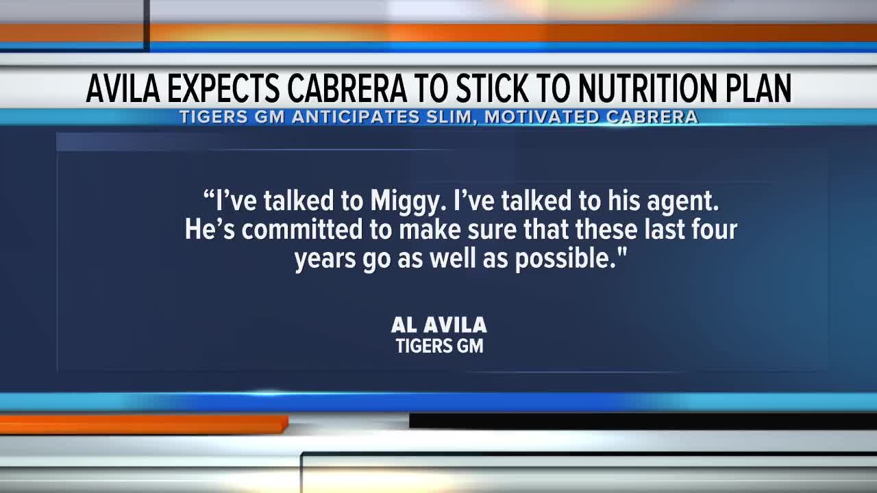Avila anticipates slim, motivated Cabrera in 2020