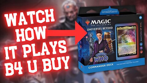 BEGINNERS GUIDE to Playing Masters of Evil | MTG Dr Who | Davros Dalek Creator Commander Deck