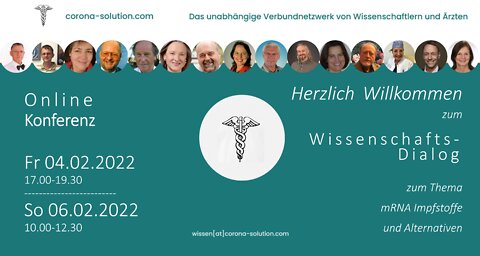 Wissenschaftsdialog zum Thema mRNA-Impfstoffe und Alternativen Tag 1