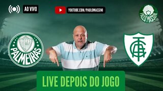 DEPOIS DO JOGO AO VIVO. PALMEIRAS X AMÉRICA-MG. COLETIVA ABEL FERREIRA.