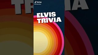 Elvis Trivia #elvis #trivia