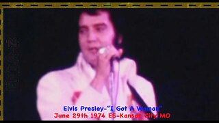 Elvis Presley "I Got A Woman" June 29th 1974 Kansas City MO
