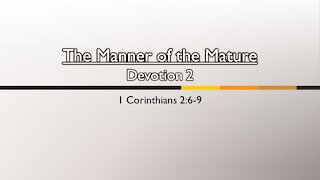 7@7 Episode 23: Manner of the Mature (Devotion 2)