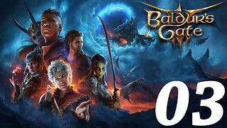 Baldur's Gate 3 - Drow Wizard - Live twitch playthrough part 3