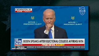 Biden Tries To Promote Unity, Slams President Trump When He isn't Coughing and Clearing Throat
