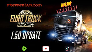Euro Truck Simulator 2 Version 1.50 is out! #eurotrucksimulator2 with @ScandinavianWolf
