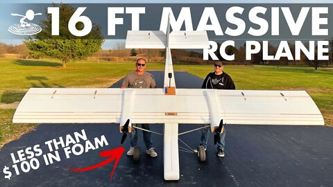 16 Foot RC Mega Plane Rules The Skies
